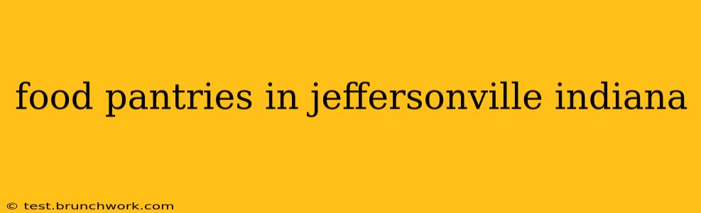 food pantries in jeffersonville indiana