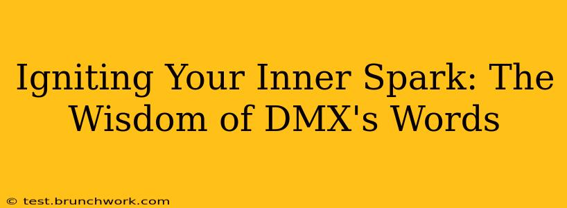 Igniting Your Inner Spark: The Wisdom of DMX's Words