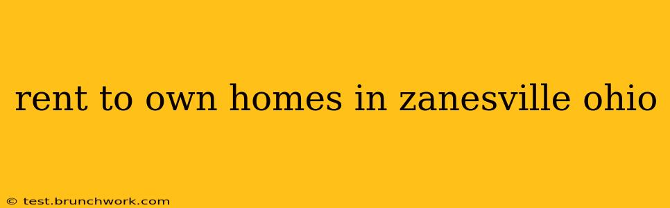 rent to own homes in zanesville ohio