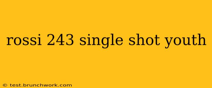 rossi 243 single shot youth